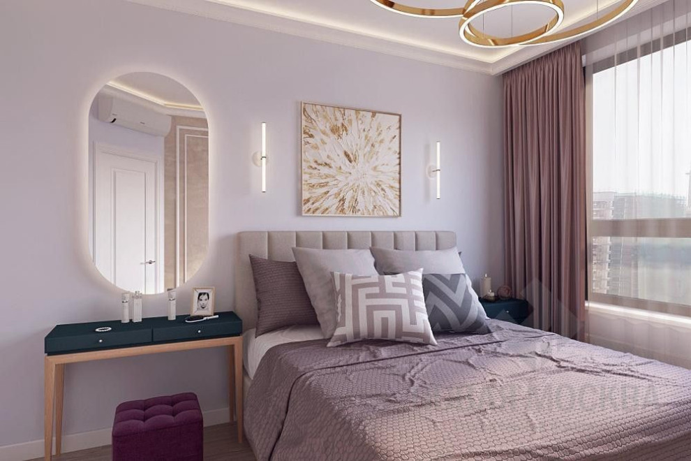 Дизайн-проект однокомнатной квартиры 34 кв.м в ЖК «Селигер Сити»