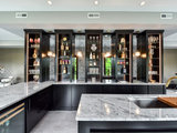Contemporary Home Bar by Derrick Architecture