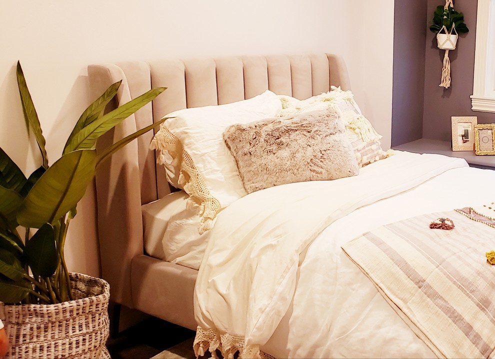 Inspiration for an eclectic bedroom remodel in Denver