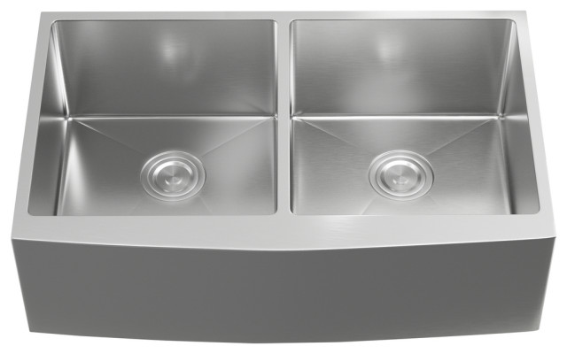 Stainless Steel Double Bowl Farmhouse Sink