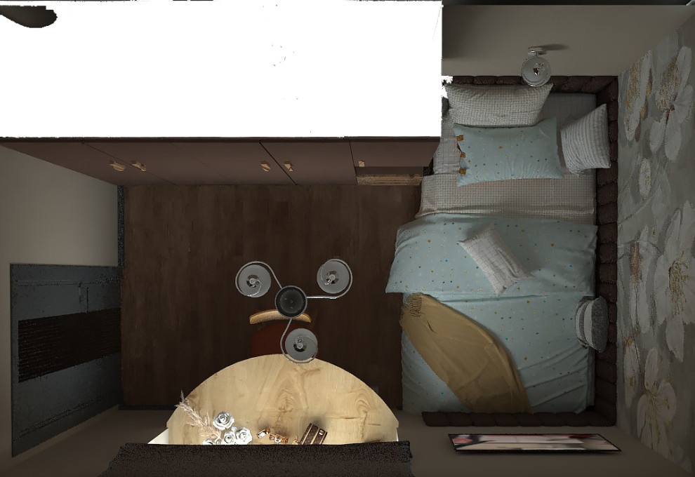 проходная кухня-студия