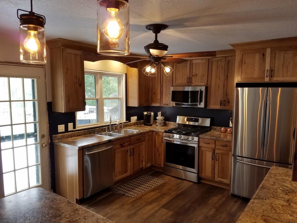 Kitchen Remodel with Haas Cabinets - Rustic - Kitchen ...
