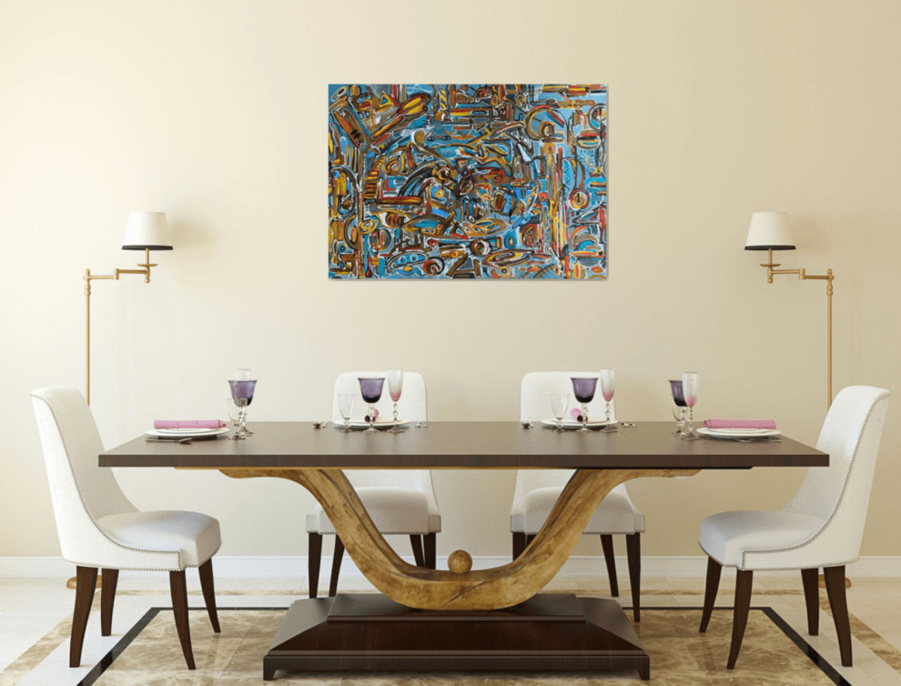 Работы художницы Дианы Маливани - Столовая - Дизайн интерьера (1)