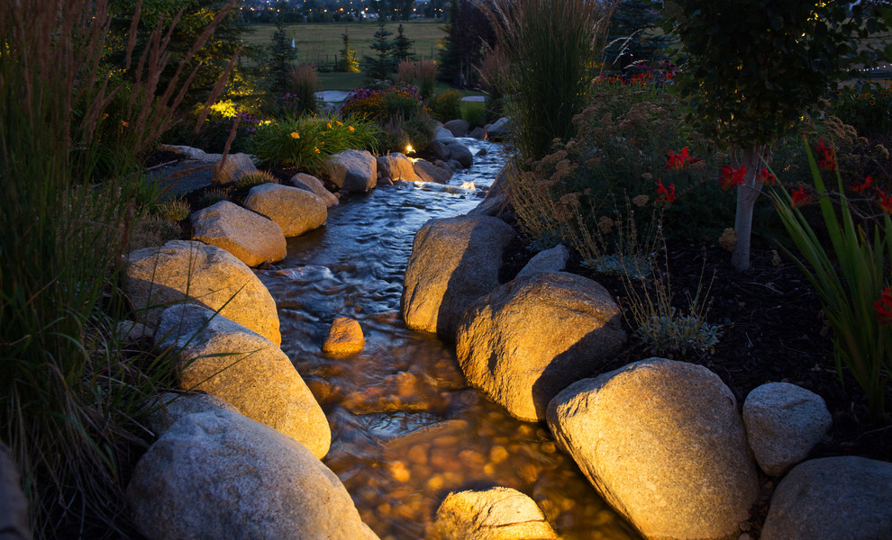 Photo of a country garden in Salt Lake City.