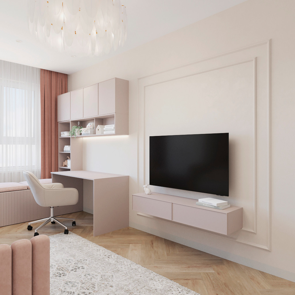 Проект спальни для девочки