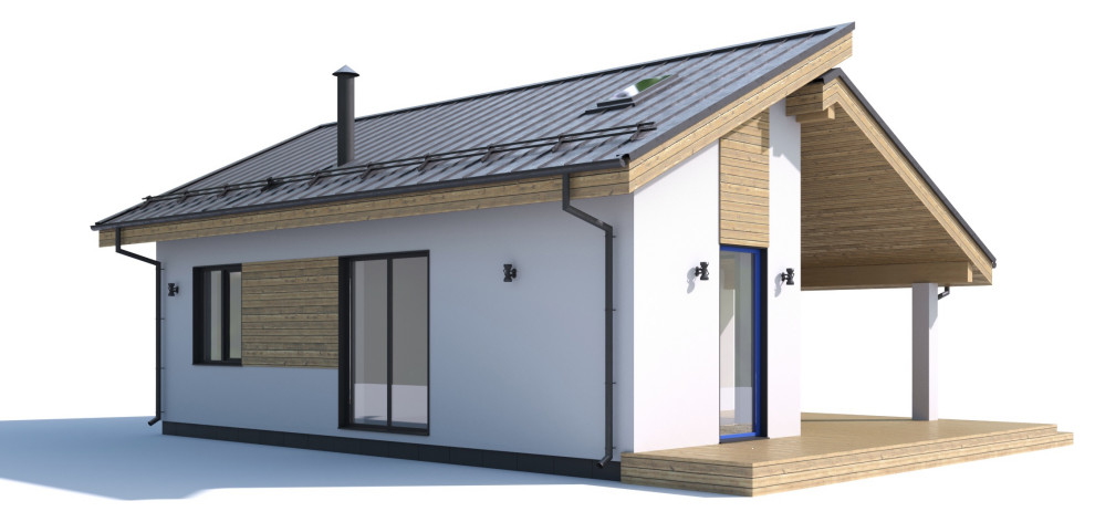 Мини дом для загородного отдыха, 45 м.кв.