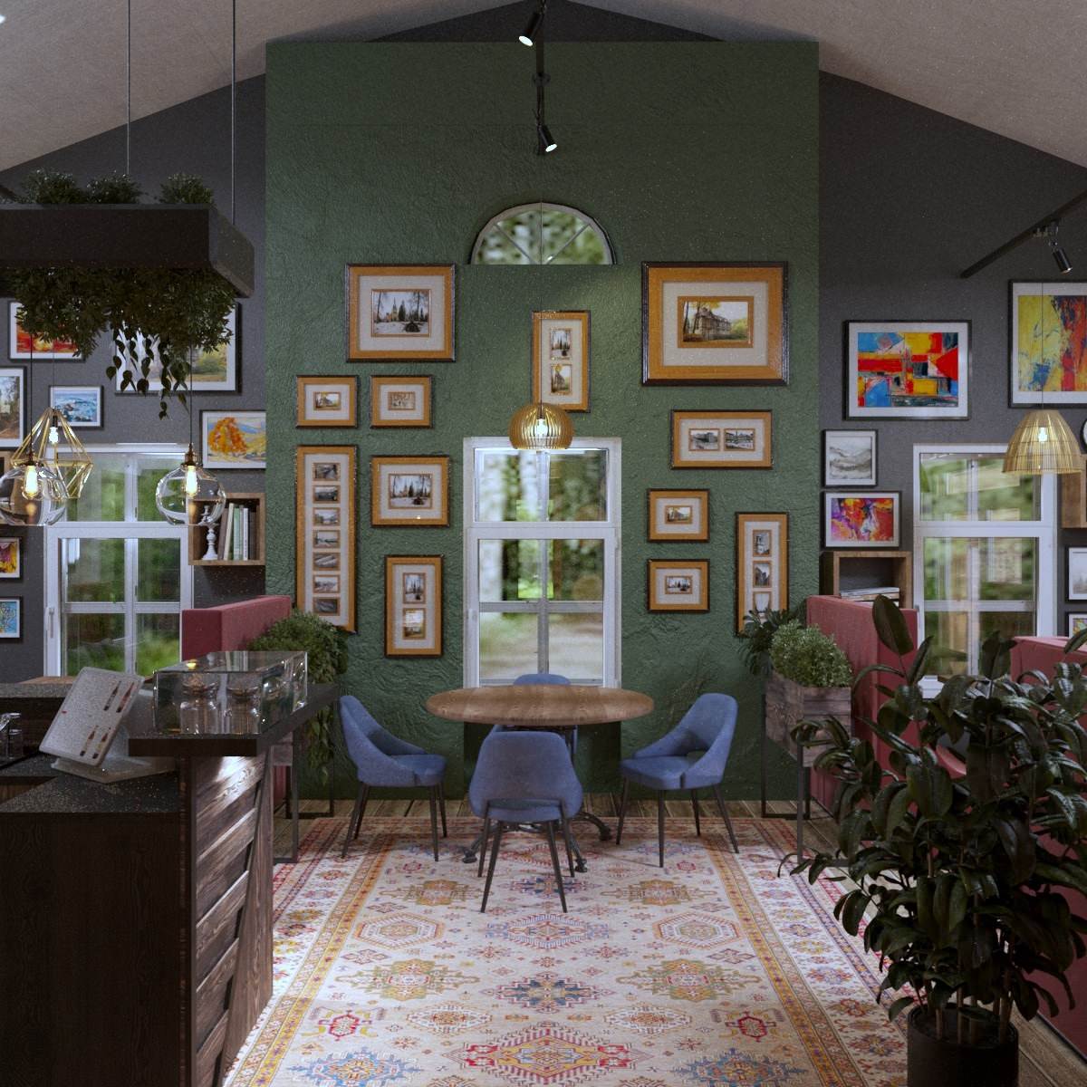 кафе ДЫМ в Шуваловском парке