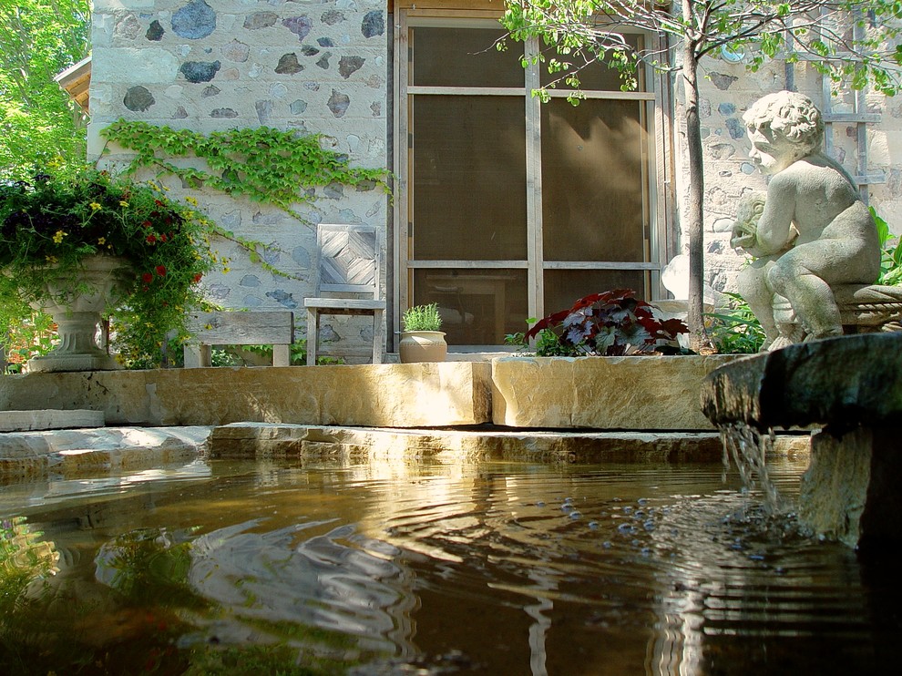 This is an example of a rustic landscaping in Milwaukee.