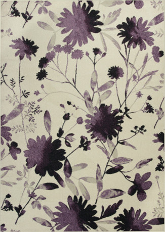 KAS Reflections 7414 Watercolors (Purple) 7'10" x 11'2" Rug