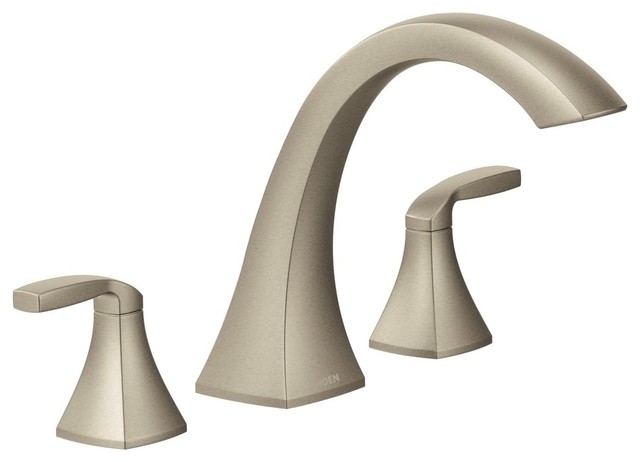 Moen T693 Voss Deck Mounted Roman Tub Faucet Trim Contemporary