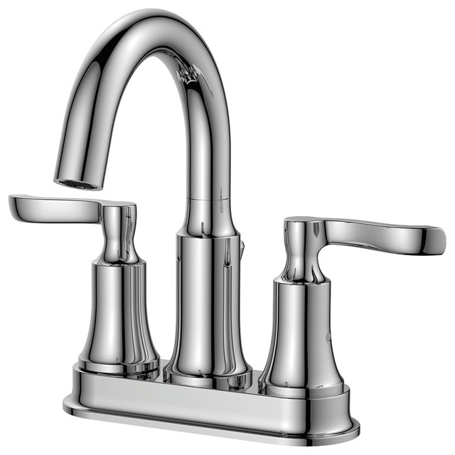 Ucore 4 Spread Two Handle Bathroom Faucet Contemporary