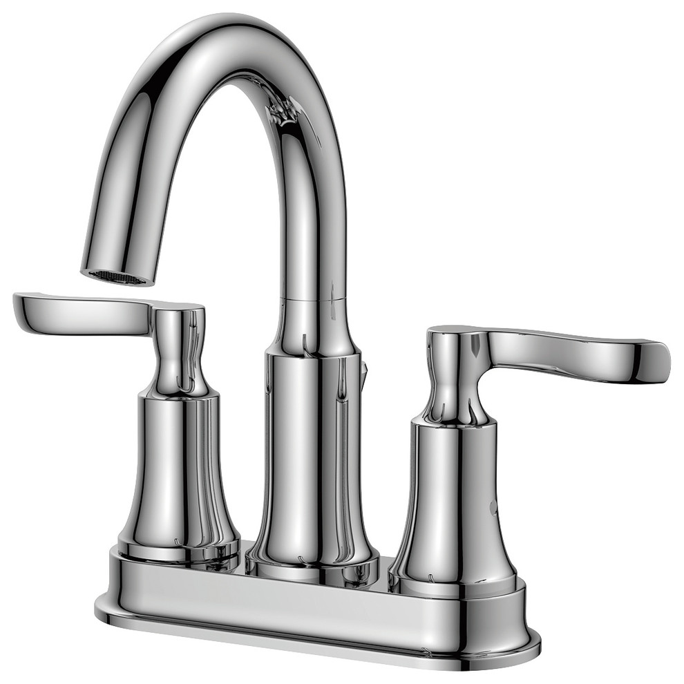 Ucore 4" Spread Two Handle Bathroom Faucet Contemporary Bathroom