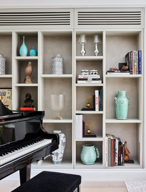 Woodford Square transitional-living-room