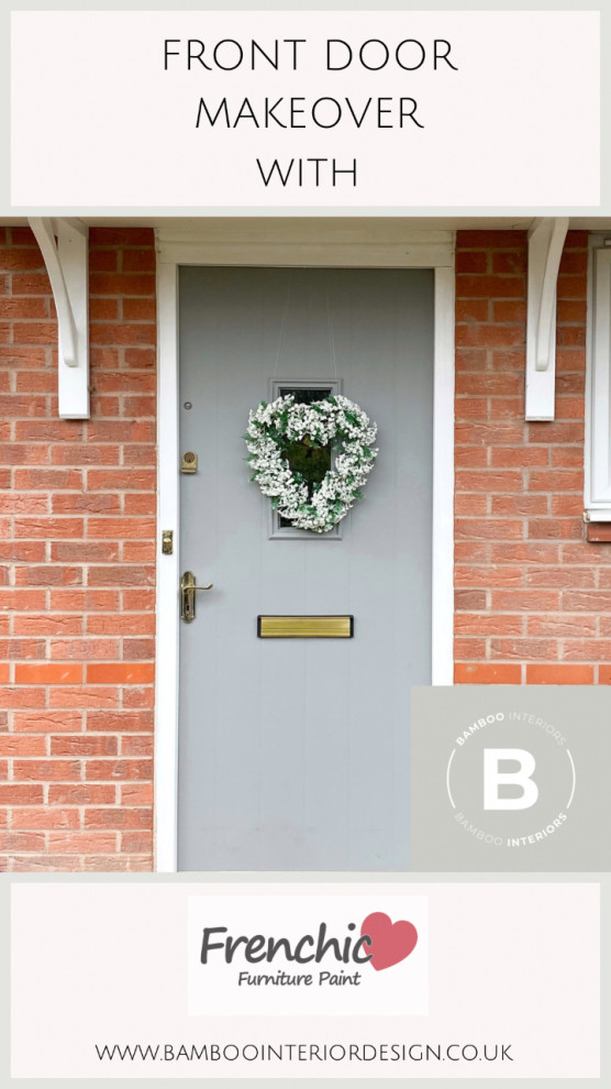 Front Door Makeover with Frenchic Paint