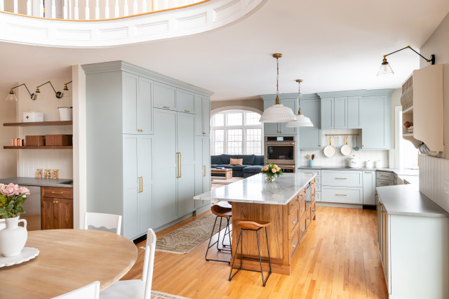 Before and After: 4 Kitchens Updated in White, Wood and Gray