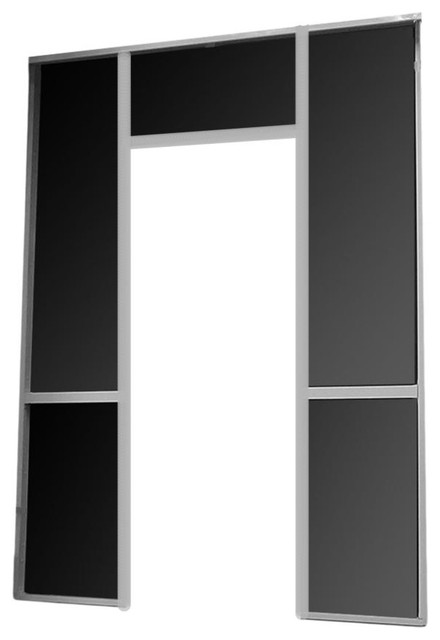 Patio Enclosure Screen Wall Door Frame Without Screen Door White