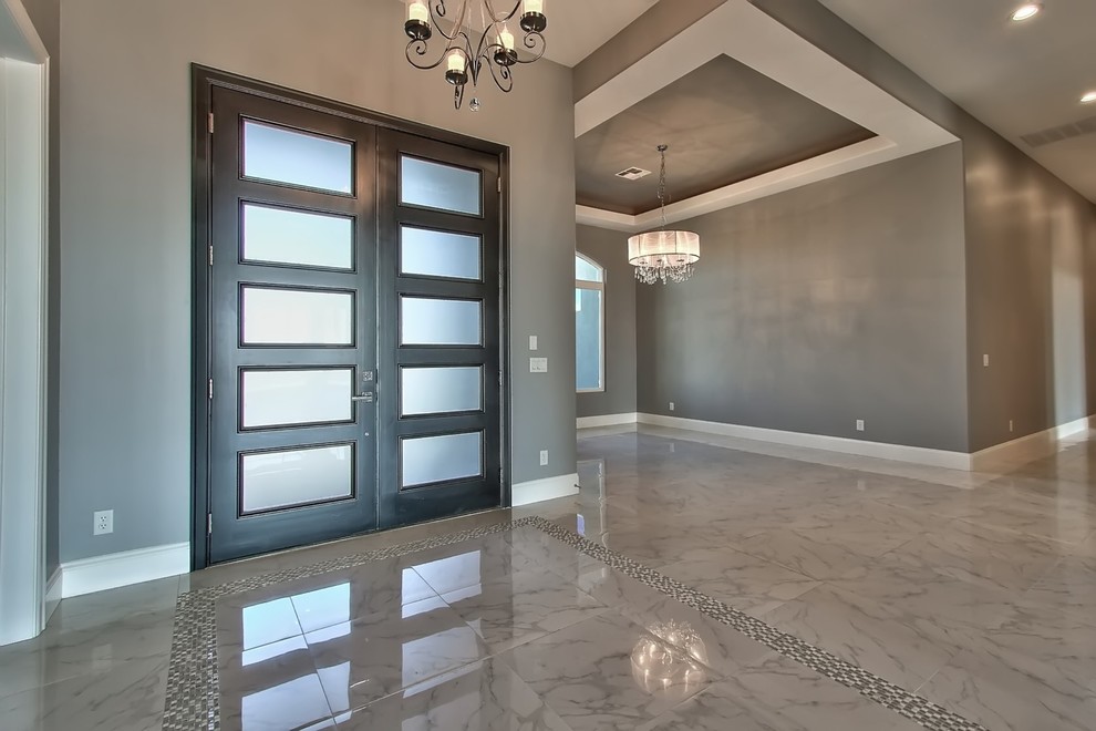 Inspiration for a transitional entryway remodel in Phoenix