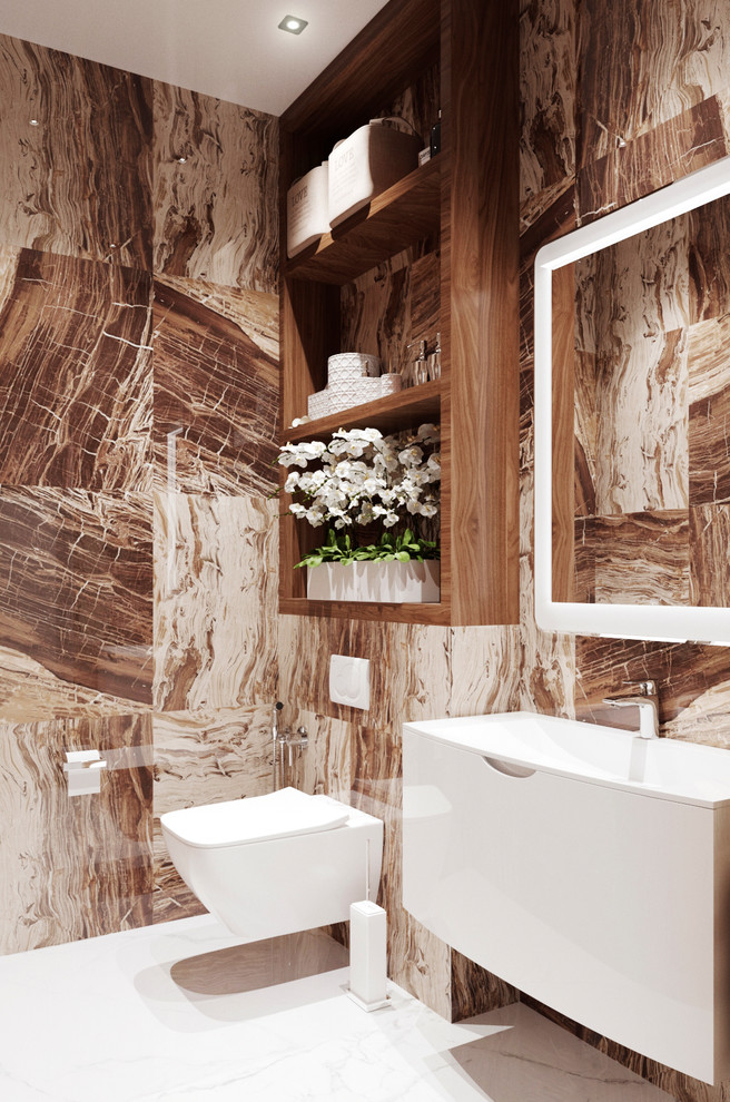 Дизайн Ванной в частном доме