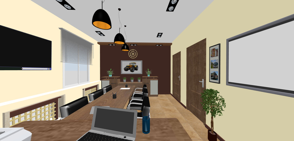 Дизайн кабинета директора и комнаты отдыха компании