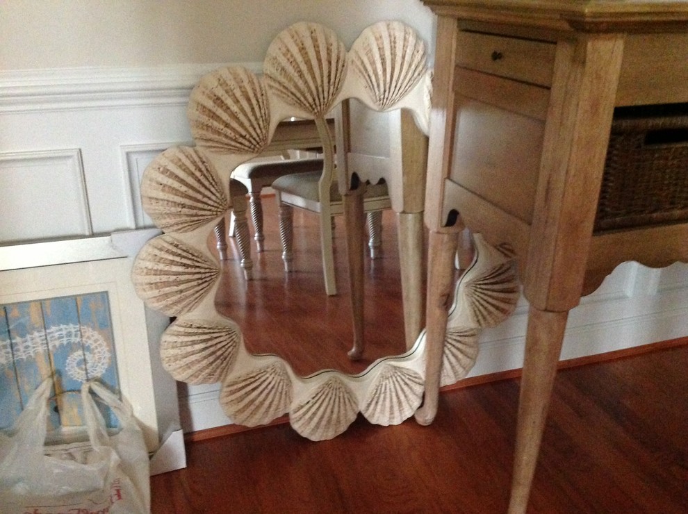 Mirror for dining room, coastal home