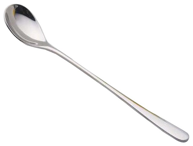 2018 Solid Soup Spoon Stainless Steel Mixing Spoon Teaspoon Long Handle Spoon