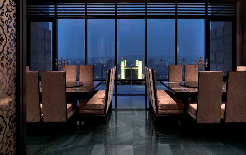 Inspiration for a transitional dining room remodel in New York