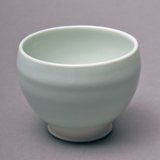 Nicholl’s porcelain bowl in green.