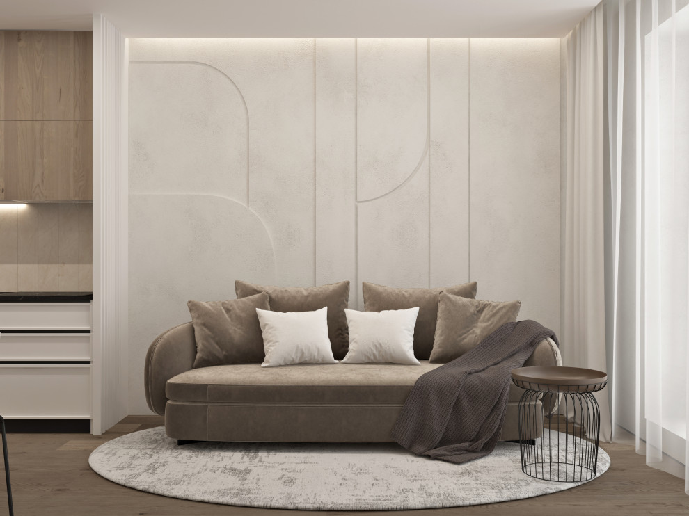 Однокомнатная квартира для девушки. Ижевск, ЖК "Маэстро", 40,6 кв.м.