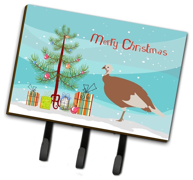 Jersey Buff Turkey Hen Christmas Leash Or Key Holder Bb9351th68 Farmhouse Wall Hooks By The Store
