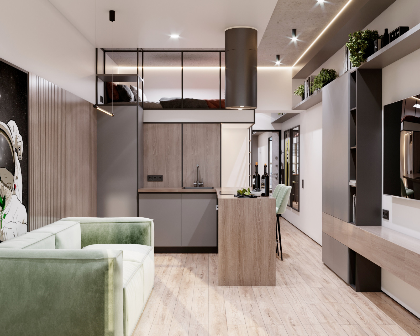 Студия для холостяка