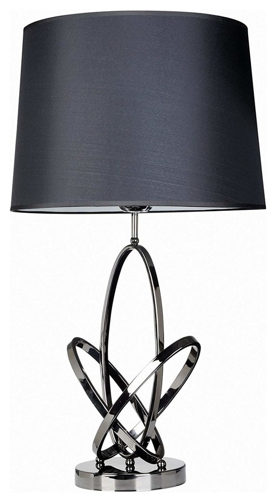 polished chrome table lamp