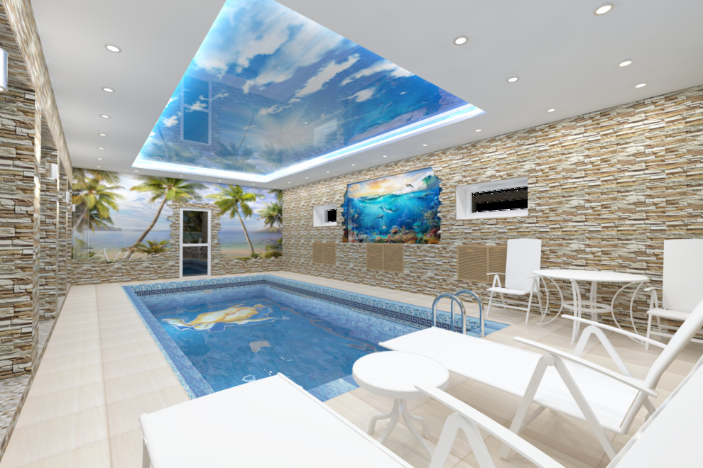 Частный бассейн 100 кв/м. Авангард