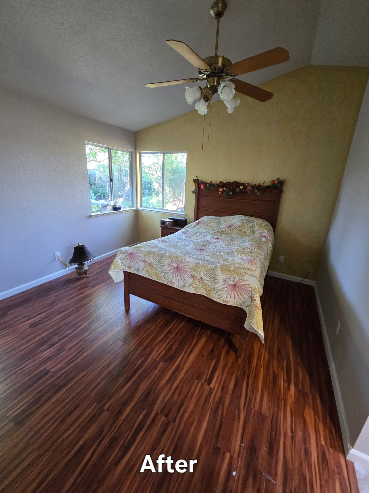 Bedroom and bathroom remodel