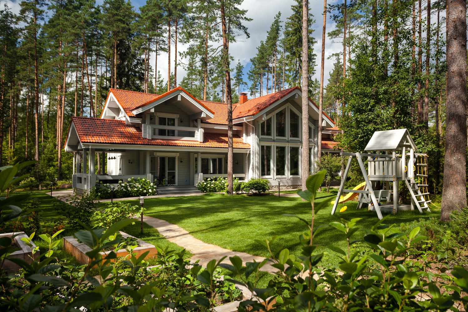 Дом из клееного бруса в Комарово