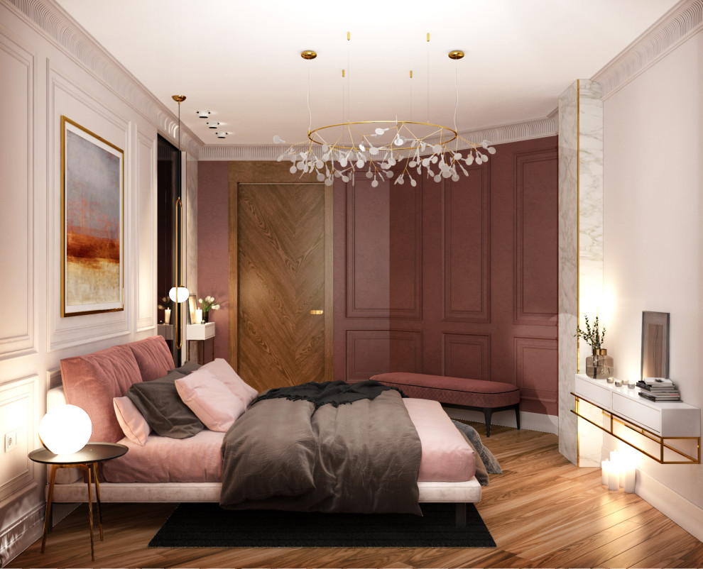 Дизайн Квартиры в современном стиле с британскими колониальными нотками.