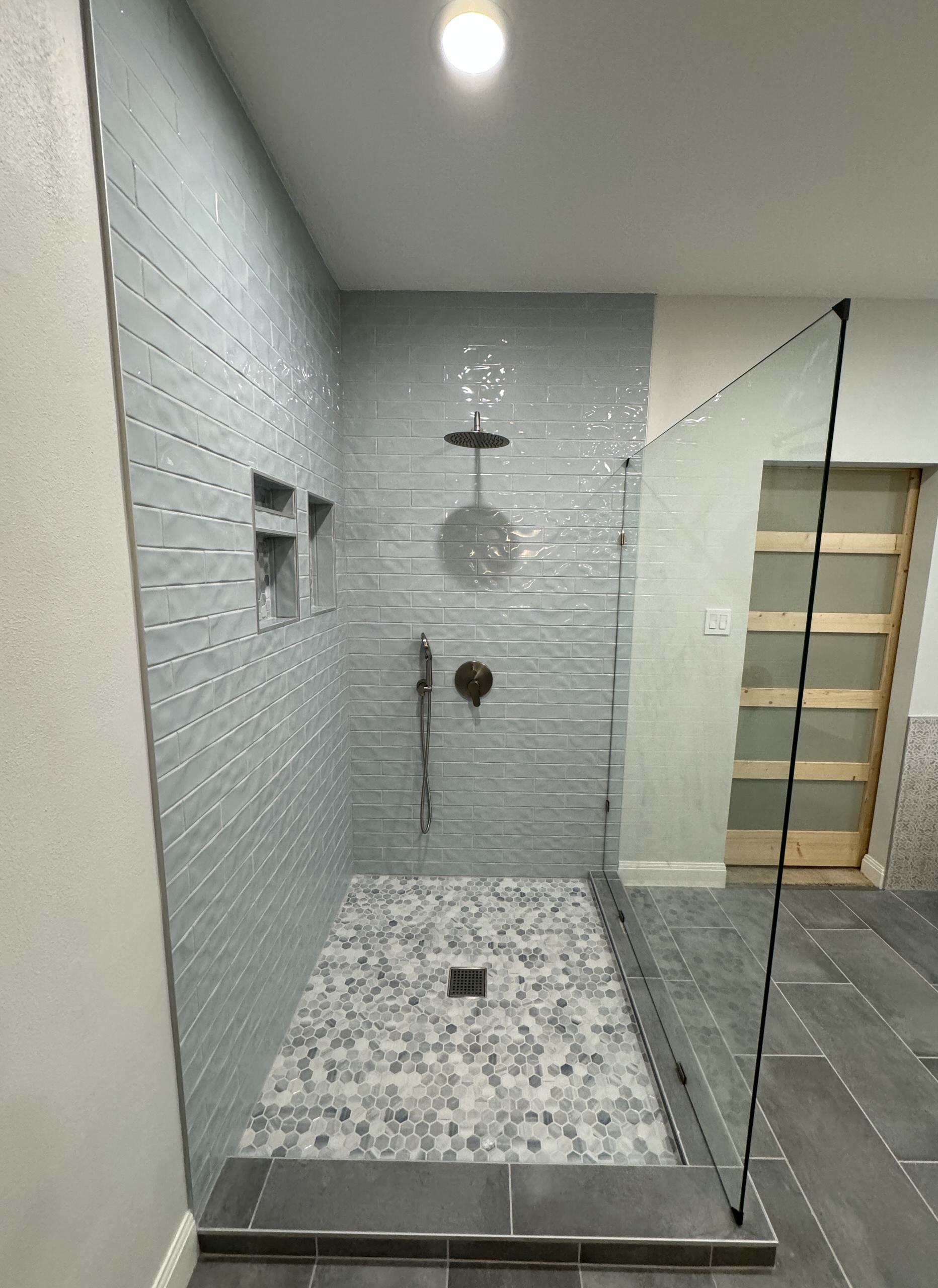 Contemporary Master Bathroom Remodeling in Houston, TX