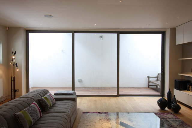 Courthope Road Wimbledon contemporary-vardagsrum