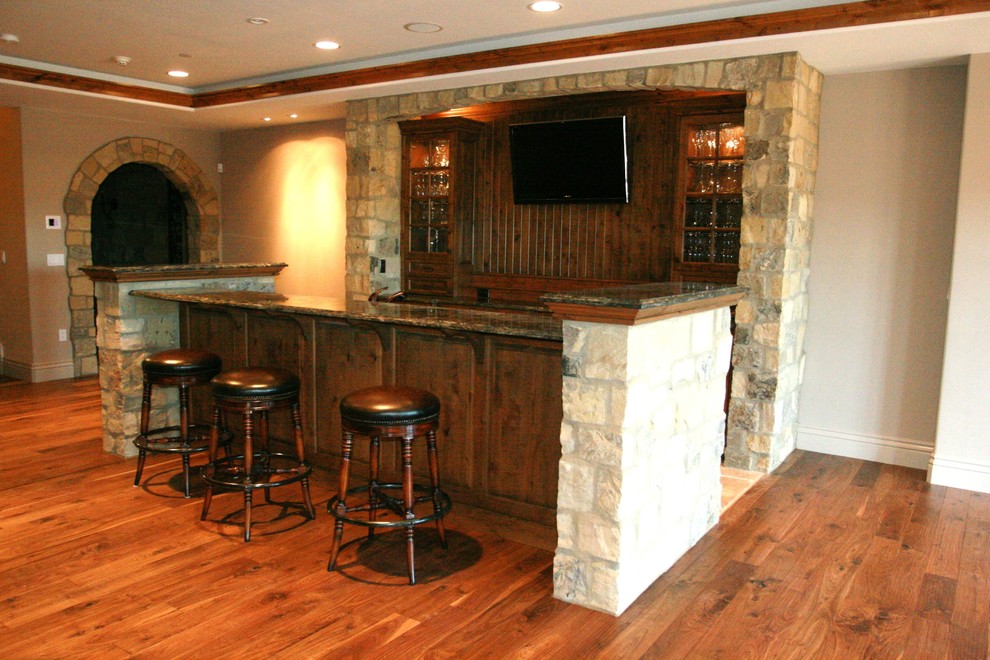Family Rooms - Craftsman - Home Bar - Denver - by Preferred Home Repair ...