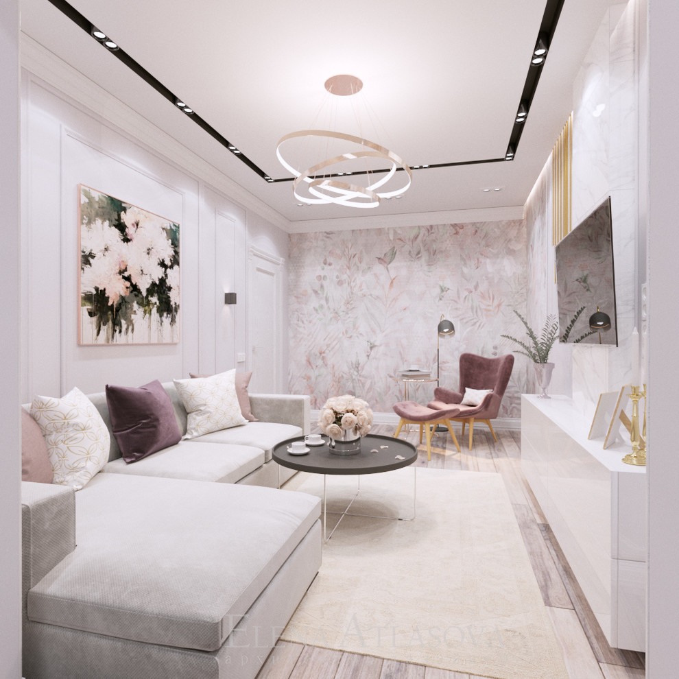 Гостиная с тремя зонами: для нее, для него и для совместного времяпровождения!