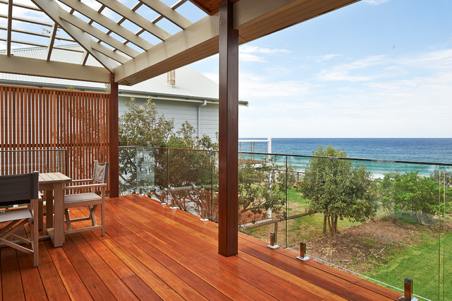 Timber decking coastal-balcony