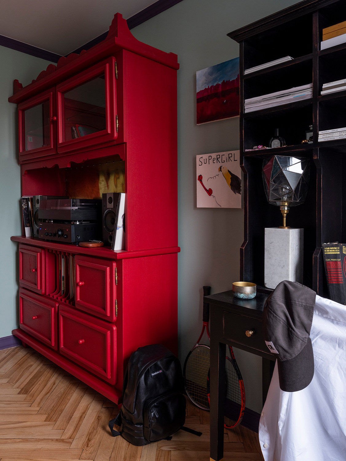 Комната-кабинет интерьерного фотографа Дины Александровой