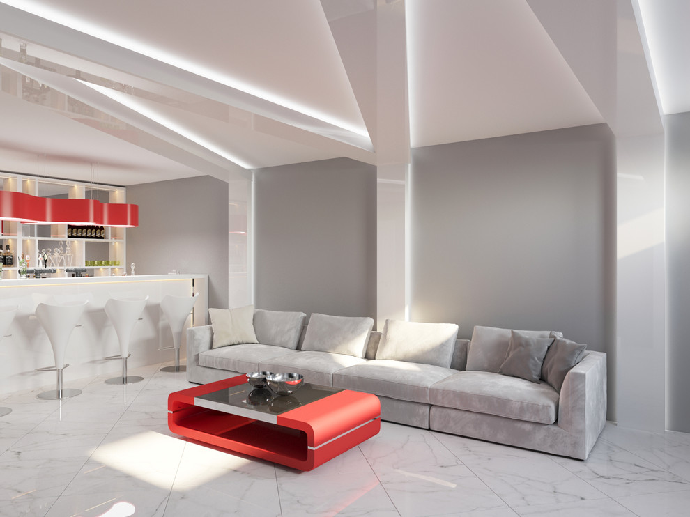 Комната отдыха в стиле минимализм