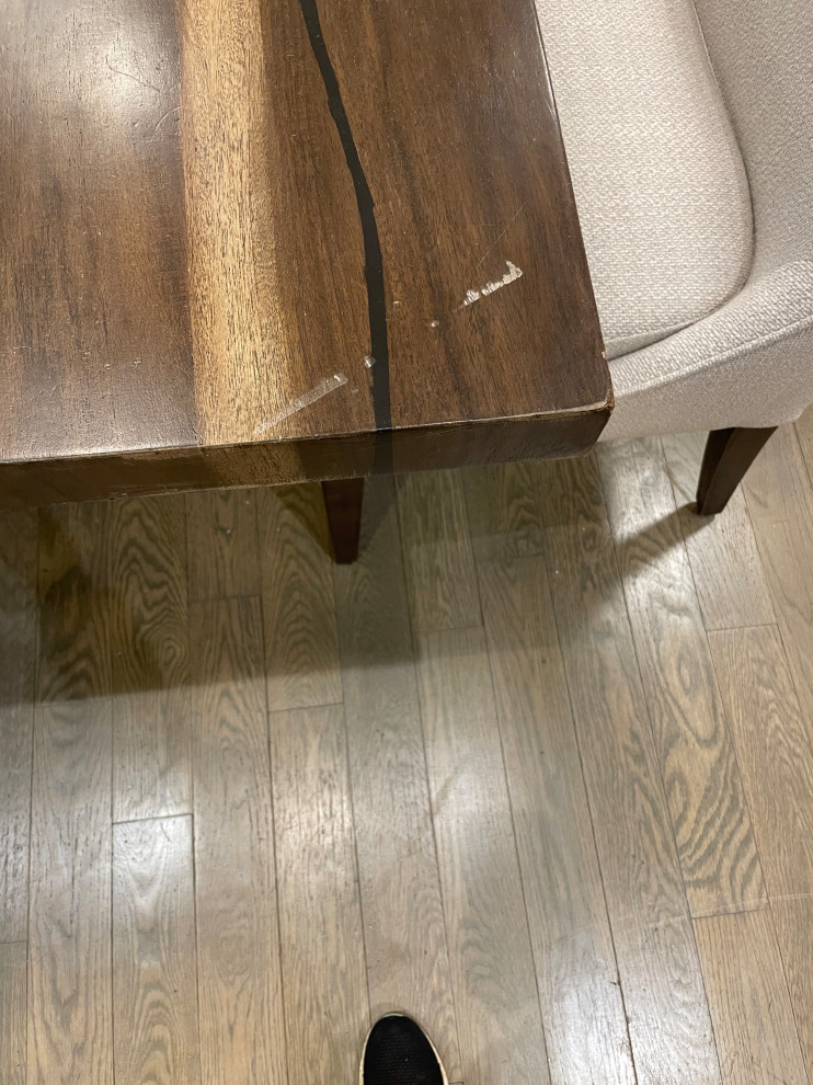 Wood table repair help!