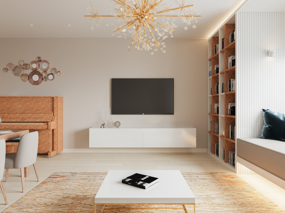 Квартира в теплых тонах