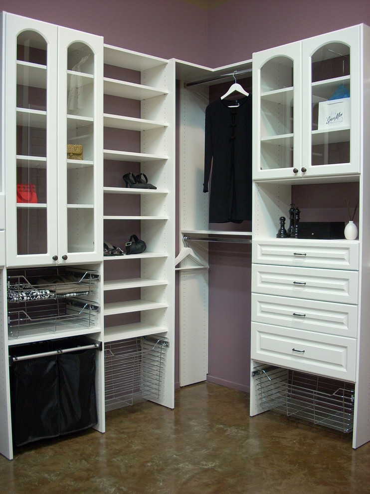 Custom Closet Ideas and Features I SpaceManager Closets Traditional Closet Houston by