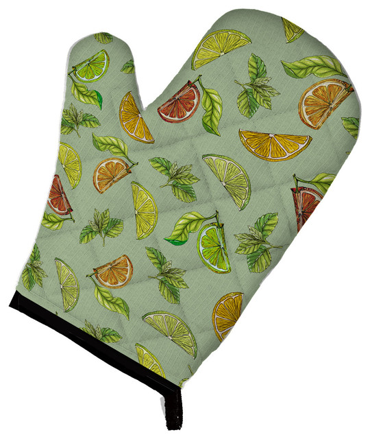 Lemons, Limes and Oranges Oven Mitt BB5206OVMT Farmhouse Oven Mitts