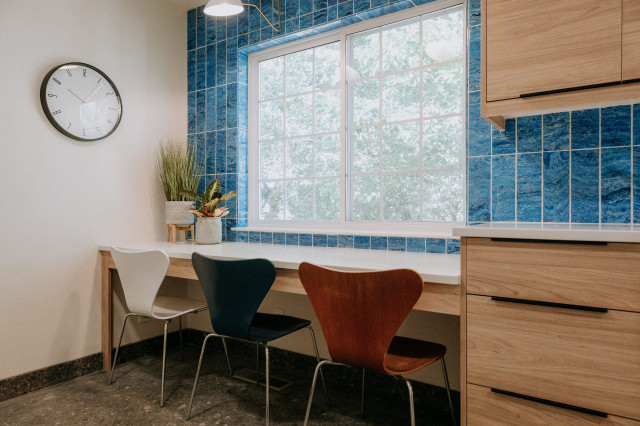 Midcentury Modern Makeover mid-century-kueche