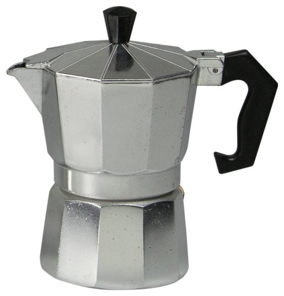 Home Basics Aluminum Espresso Maker Traditional Espresso Machines