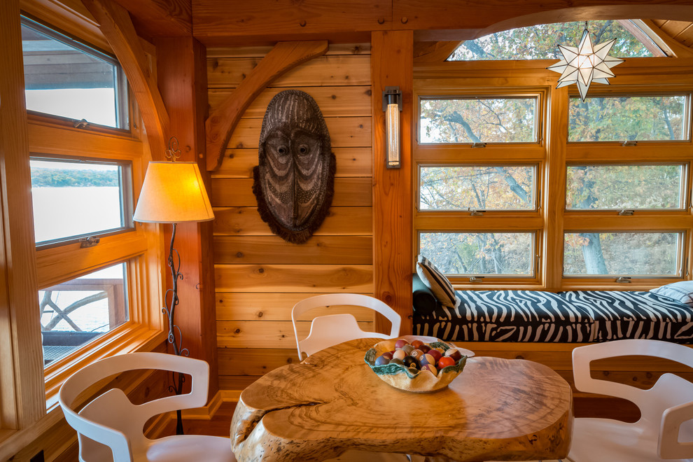 Western Red Cedar Paneling - Rustic - Living Room - Newark - by Buffalo ...