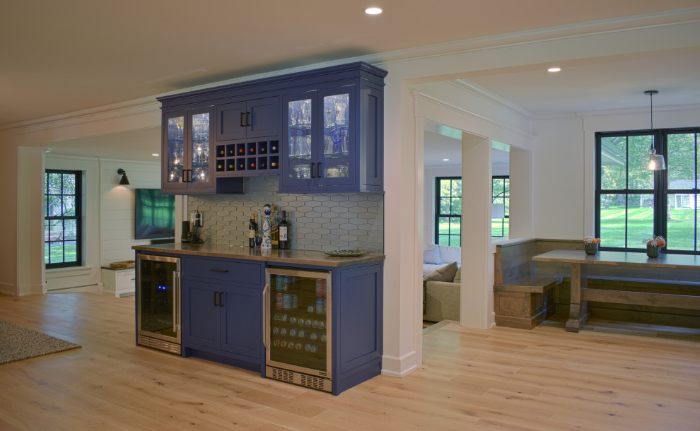 Modern Classic Reimagined - Transitional - Home Bar - Cleveland - by ...